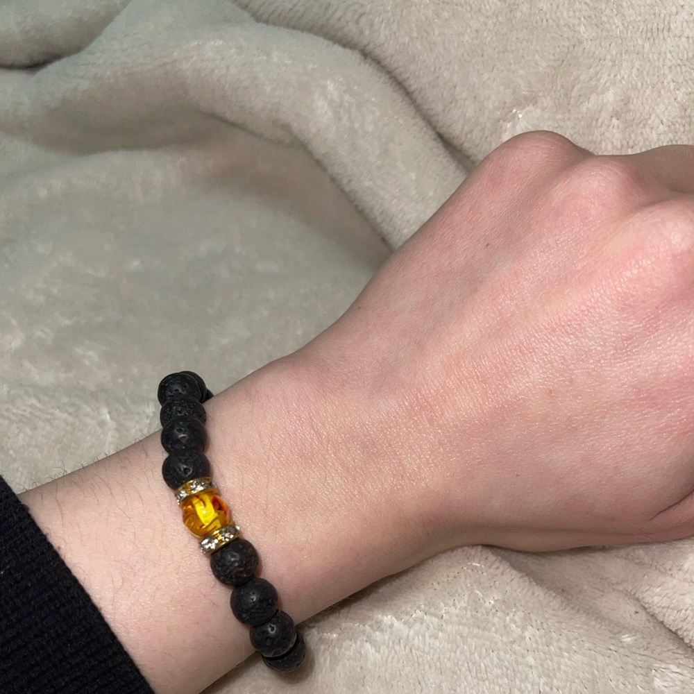 Stretchy Lava Bracelet - One Size Fits All
